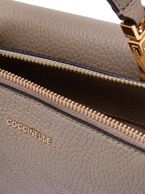 ARLETTIS Signature Mini bolso de mano, con bandolera topo c&aacute;lido - Bolsos Mujer