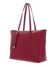 COCCINELLE GLEEN Bolso de compras de cuero rojo granate - Bolsos Mujer - 2