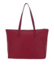 COCCINELLE GLEEN Bolso de compras de cuero rojo granate - Bolsos Mujer - 3