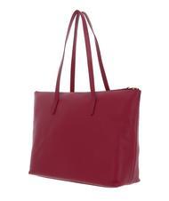 COCCINELLE GLEEN Bolso de compras de cuero rojo granate - Bolsos Mujer - 4