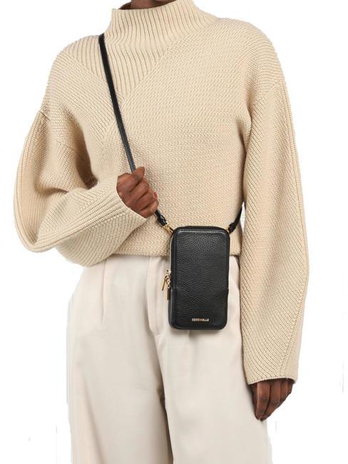 FLOR Funda para iPhone con bandolera negro - Bolsos Mujer