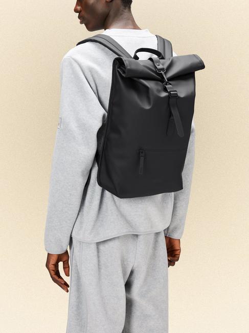 ROLLTOP RUCKSACK Mochila impermeable grande negro - Mochilas Escuela & Tiempo Libre
