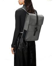 RAINS BACKPACK MINI Mochila impermeable gris - Mochilas Escuela & Tiempo Libre - 4