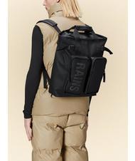 RAINS TEXEL TOTE Mochila Bolsa impermeable negro - Mochilas para portátil - 7