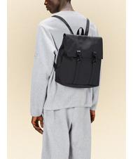 RAINS MSN BAG MINI Mochila impermeable de ciudad negro - Mochilas Escuela & Tiempo Libre - 3