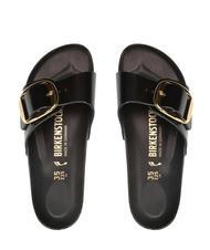 BIRKENSTOCK MADRID BIG BUCKLE Sandalia en charol brillo negro - Zapatos Mujer - 3