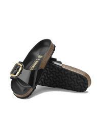 BIRKENSTOCK MADRID BIG BUCKLE Sandalia en charol brillo negro - Zapatos Mujer - 6