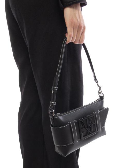 A|X BUCKLE Bolsa de hombro negro - Bolsos Mujer