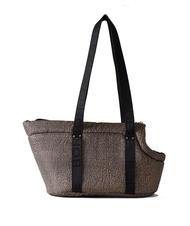 BORBONESE PETS Portador pequeño acolchado OP / NATURAL / NEGRO - Artículos para animales - 3