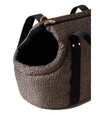 BORBONESE PETS Portador pequeño acolchado OP / NATURAL / NEGRO - Artículos para animales - 4
