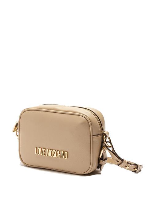 BELTED Minibolso de hombro para cámara crema - Bolsos Mujer