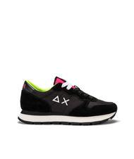 SUN68 ALLY SOLID Zapatillas negro/amarillo fluorescente - Zapatos Mujer - 2