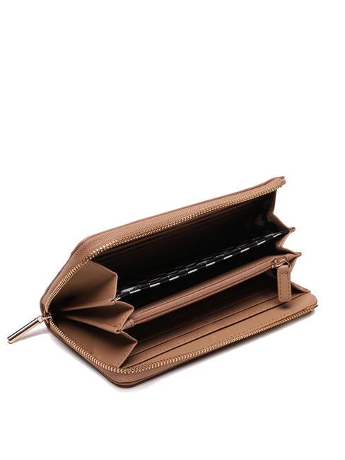 CALIWEN Cartera con cremallera camello - Carteras Mujer