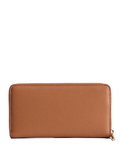CALIWEN Cartera grande con cremallera caramelo de bronce - Carteras Mujer