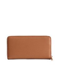 LIUJO CALIWEN Cartera grande con cremallera caramelo de bronce - Carteras Mujer - 3