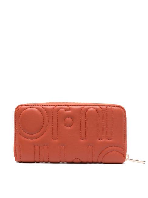 MANHATTAN Cartera grande con cremallera t&eacute; rojo - Carteras Mujer