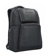 PIQUADRO WALLABY Mochila de piel y tela, soporte para pc de 14" - Mochilas para portátil