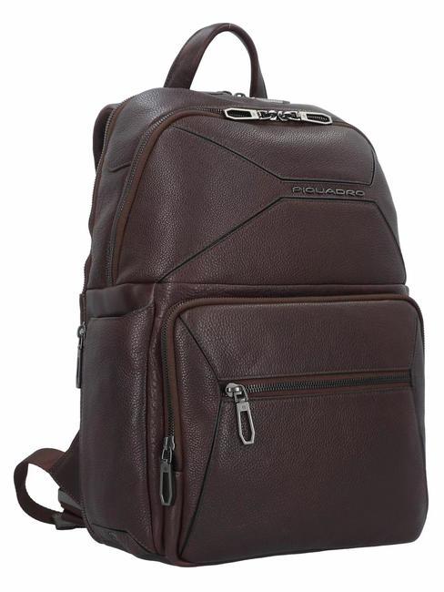 RHINO Mochila de piel para pc de 14" MORO - Mochilas para portátil
