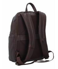 PIQUADRO RHINO Mochila de piel para pc de 14" MORO - Mochilas para portátil - 4