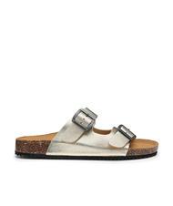 DOCKSTEPS VEGA  Sandalia en piel laminada con dos hebillas platino - Zapatos Mujer - 2