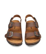 DOCKSTEPS VEGA 2288 Sandalia franciscana de piel marron oscuro - Zapatos Hombre - 3