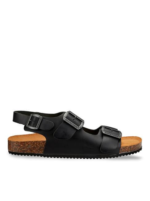 VEGA 2288 Sandalia franciscana de piel negro - Zapatos Hombre