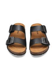 DOCKSTEPS VEGA 2286 Sandalia de piel con doble hebilla negro - Zapatos Hombre - 3