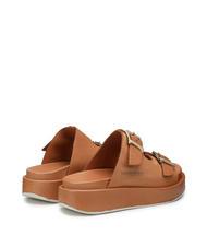DOCKSTEPS CATALINA Sandalia babucha alta en piel co&ntilde;ac - Zapatos Mujer - 4