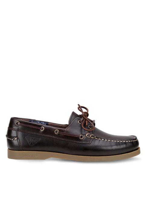 PRO-SAILING 007 Zapato n&aacute;utico de piel marr&oacute;n/beige - Zapatos Hombre