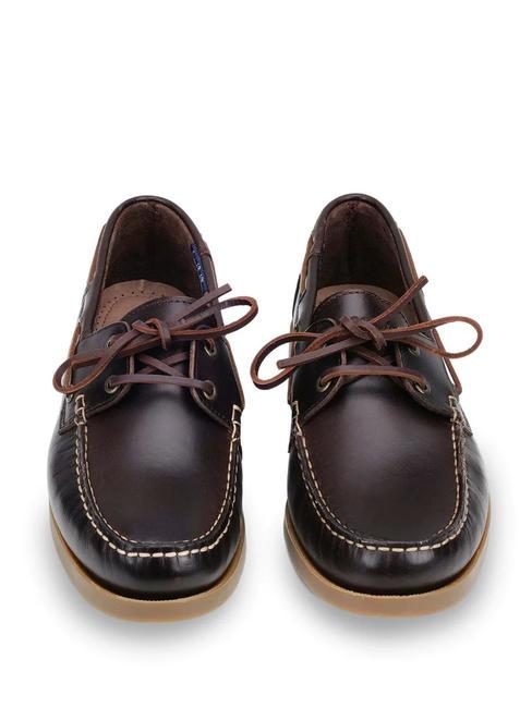 PRO-SAILING 007 Zapato n&aacute;utico de piel marr&oacute;n/beige - Zapatos Hombre