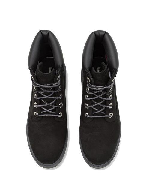 STONE STREET PLATFORM WP Bot&iacute;n de piel impermeable Jetblack - Zapatos Mujer