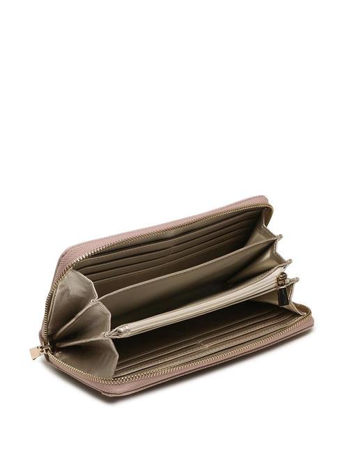 LAUREL Cartera con cremallera alrededor palo de rosa - Carteras Mujer