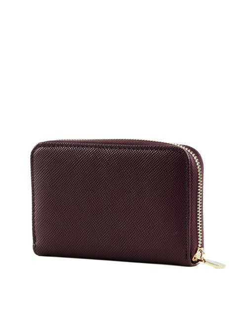 LAUREL Cartera mediana con cremallera ciruela - Carteras Mujer
