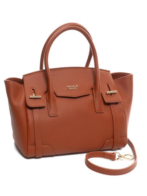 MERINGA Bolso de mano, con bandolera ladrillo - Bolsos Mujer