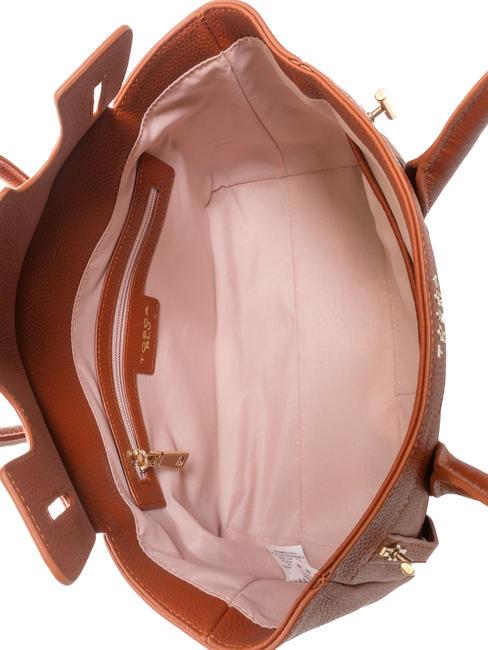 MERINGA Bolso de mano, con bandolera ladrillo - Bolsos Mujer