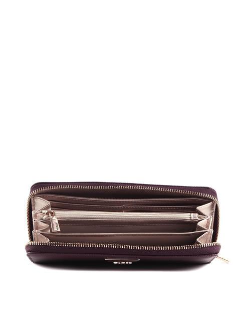 LAUREL Cartera con cremallera alrededor ciruela - Carteras Mujer