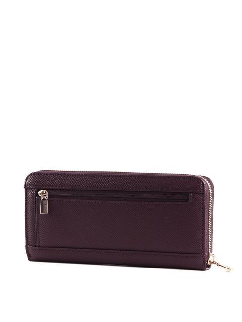 LAUREL Cartera con cremallera alrededor ciruela - Carteras Mujer
