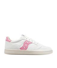 SAUCONY JAZZ COURT Zapatillas de piel blanco/rosa - Zapatos Hombre - 2