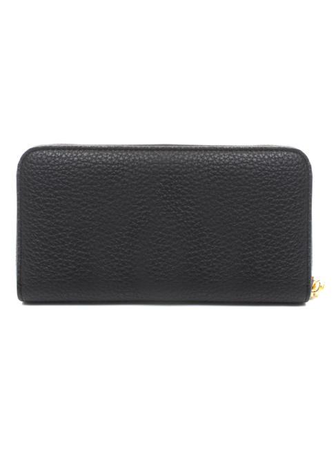 PETRA Cartera con cremallera alrededor negro - Carteras Mujer