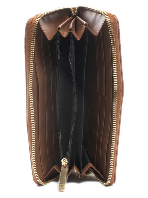 EBA SOFT Cartera con cremallera alrededor broncearse - Carteras Mujer