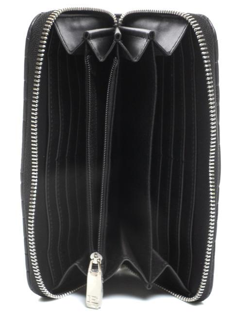 POLLY Cartera con cremallera alrededor negro - Carteras Mujer