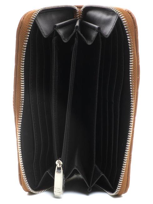 POLLY Cartera con cremallera alrededor broncearse - Carteras Mujer