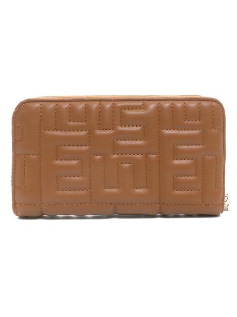 POLLY Cartera con cremallera alrededor broncearse - Carteras Mujer