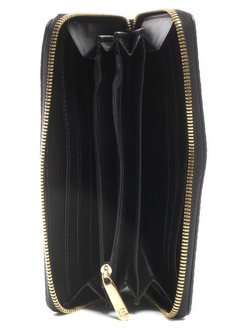 EBA SOFT Cartera con cremallera alrededor negro - Carteras Mujer