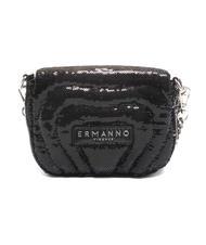 ERMANNO SCERVINO PAOLA SEQUIN Microbolso de hombro negro - Bolsos Mujer - 3