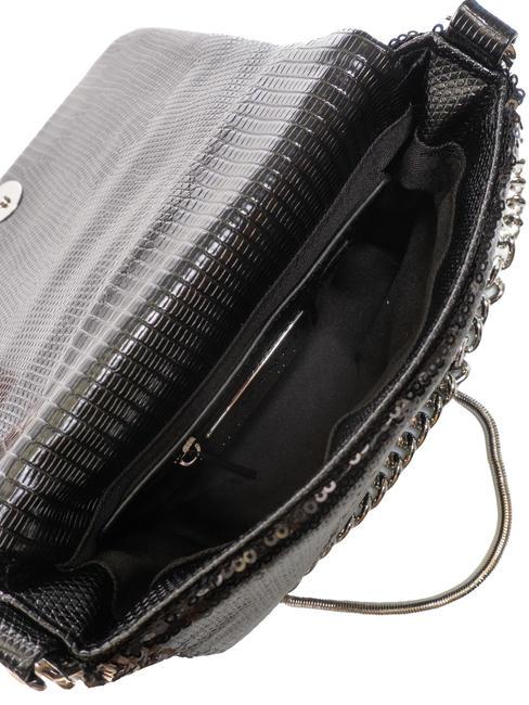 PAOLA SEQUIN Microbolso de hombro negro - Bolsos Mujer