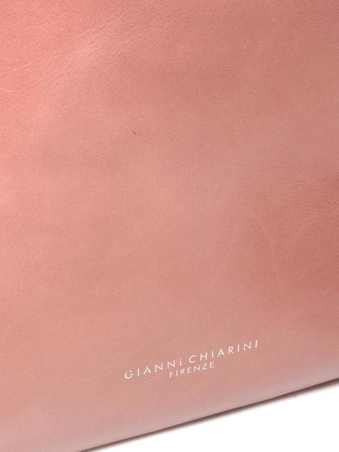 CLUTCH Bolso con bandolera, en piel. amanecer rosa - Bolsos Mujer