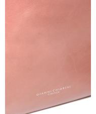 GIANNI CHIARINI CLUTCH Bolso con bandolera, en piel. amanecer rosa - Bolsos Mujer - 3