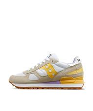 SAUCONY SHADOW ORIGINAL Zapatillas blanco amarillo - Zapatos Mujer - 3