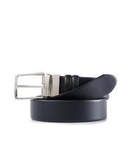 PIQUADRO MODUS Cinturón de piel reversible azul negro - Cinturones - 2